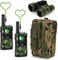 Walkie Talkies for Kids Toys Boys Aged 5+ Outdoor 2 Way Radio 22 Channel 3 Miles Range Camp Hunt Adventure Game Birthday 6 7 8 9 10 Year Old Gifts (Green)